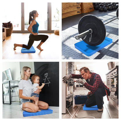 HOOPLE Extra Thick Kneeling Pad, Soft Foam Kneeling Cushion, Waterproof Gardening Knee Pads, Lightweight Knee Mat for Bathing, Workout Supplies, Exercise Yoga, Garden Work Gifts 17.5 x 11x 1 in, Blue