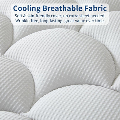King Size Mattress Topper Cooling Breathable, Pillow Top Mattress Pad Supportive for Back Pain Relief, Quilted Fitted with 8-21 inches Deep Pocket, Machine Washable (78x80 inch, Dove Grey)
