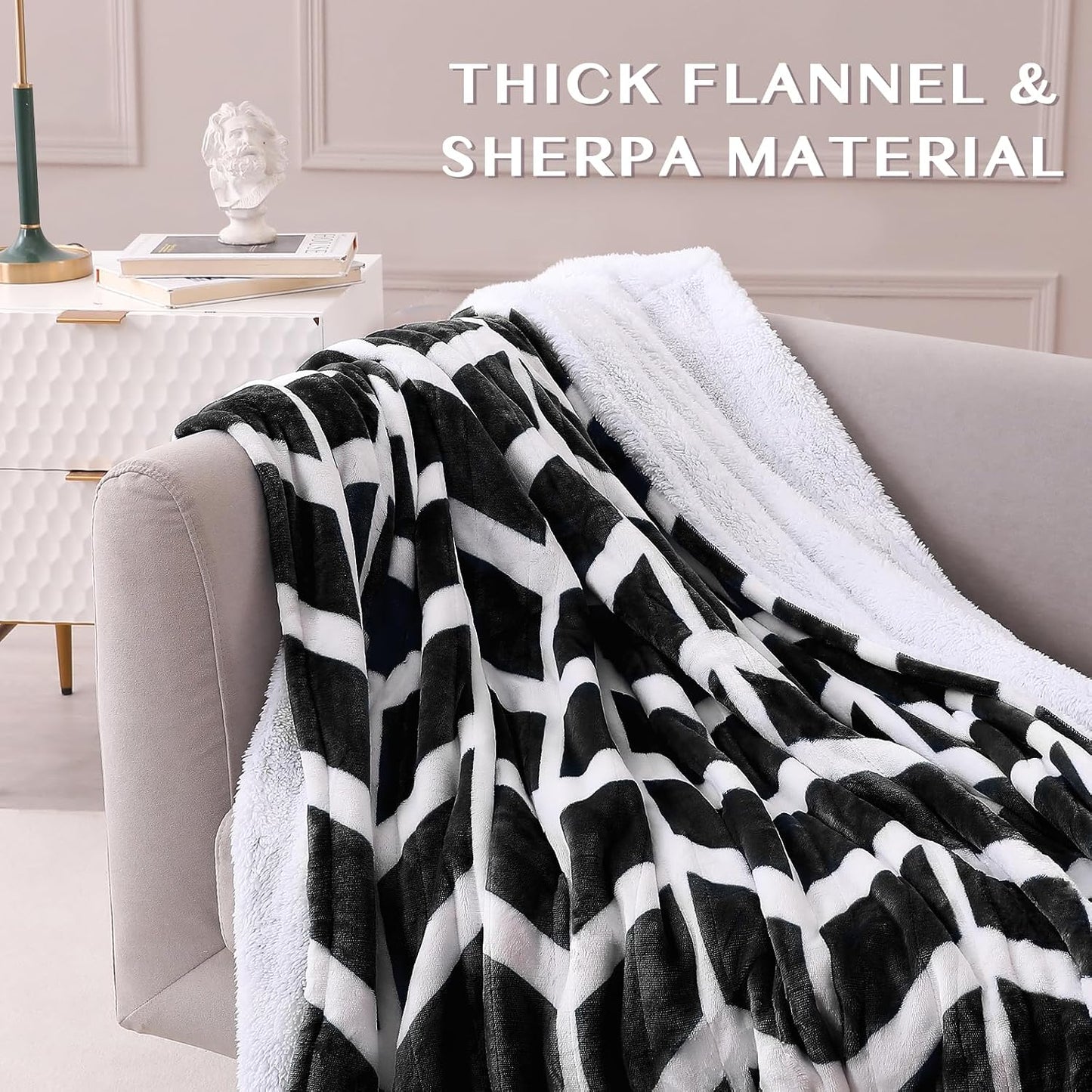 VENTIMI Electric Blanket Heated Throw, 50" x 60" Heated Blanket with 5 Heat Levels & 3 Hours Auto Off, Fast Heating Blankets with ETL & FCC Certification, Grey