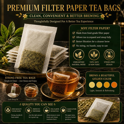 WOTIHA 60 Count Premium Lemon Balm Tea Bags - 100% Pure Natural Leaves, Lemony Citrusy Flavor, Supports Calming & Digestion, Caffeine-Free, Additive-Free, Sugar-Free, Vegan Non-GMO