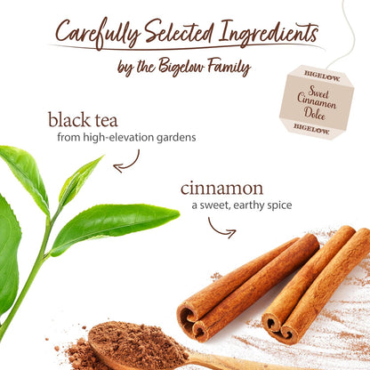 Bigelow Tea Hot Cinnamon Black Tea, 18 Count (Pack of 6)