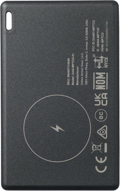 UAG Wallet Tracker Card, Works w/Apple Find My & Android, Black