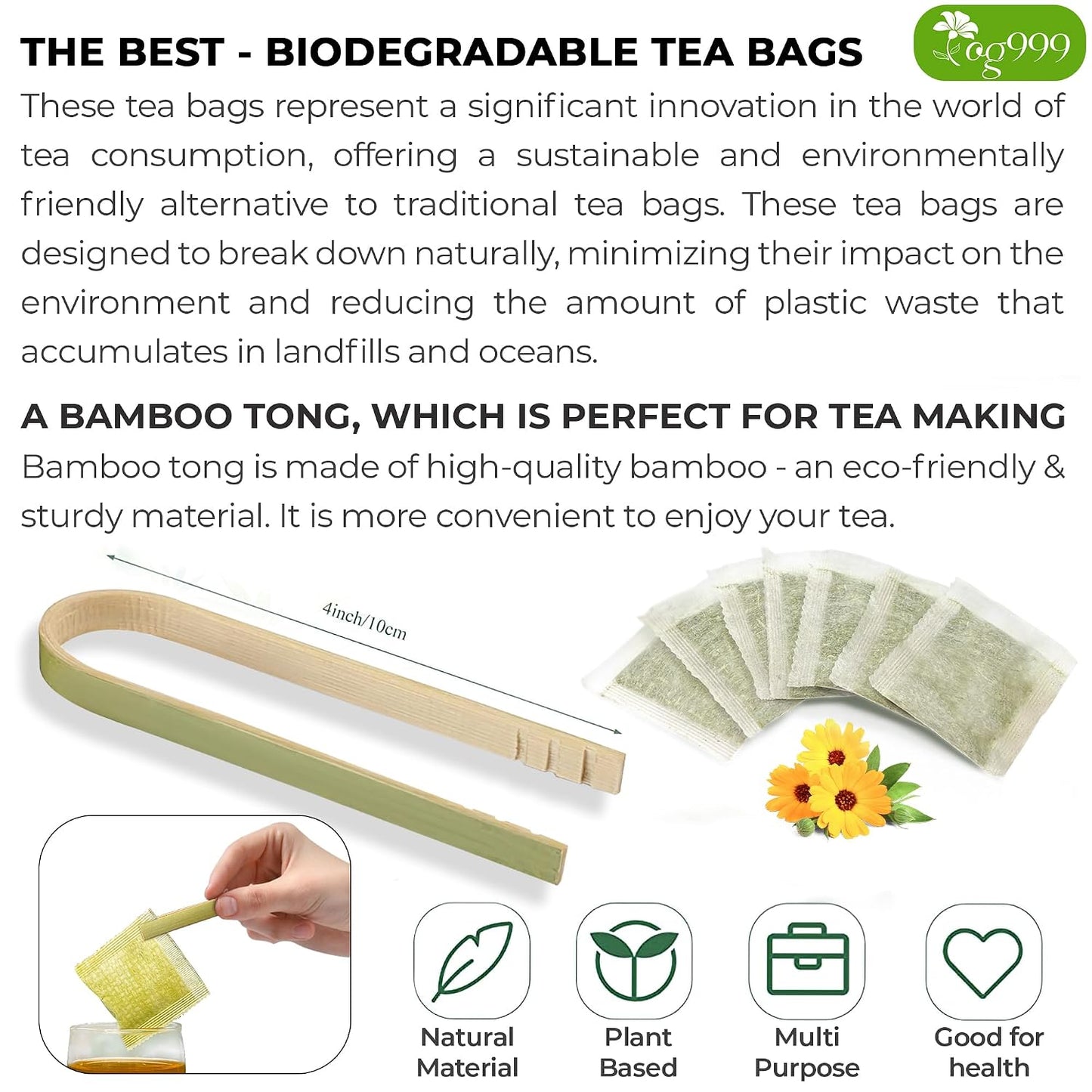 120 Bags Premium Turmeric Ginger Cinnamon Tea, Improve Digestion, Support Brain, Weight, Skin and Sleep, Eco-Conscious Tea Bags and Premium Natural Ingredients. Turmeric Ginger Herbal Tea. No Sugar, No Caffeine, No Gluten, Vegan.