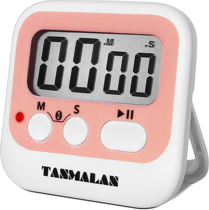Easy to USE, Digital Kitchen Timer, Magnetic Timer,Tanmalan(Black,1 Pack)