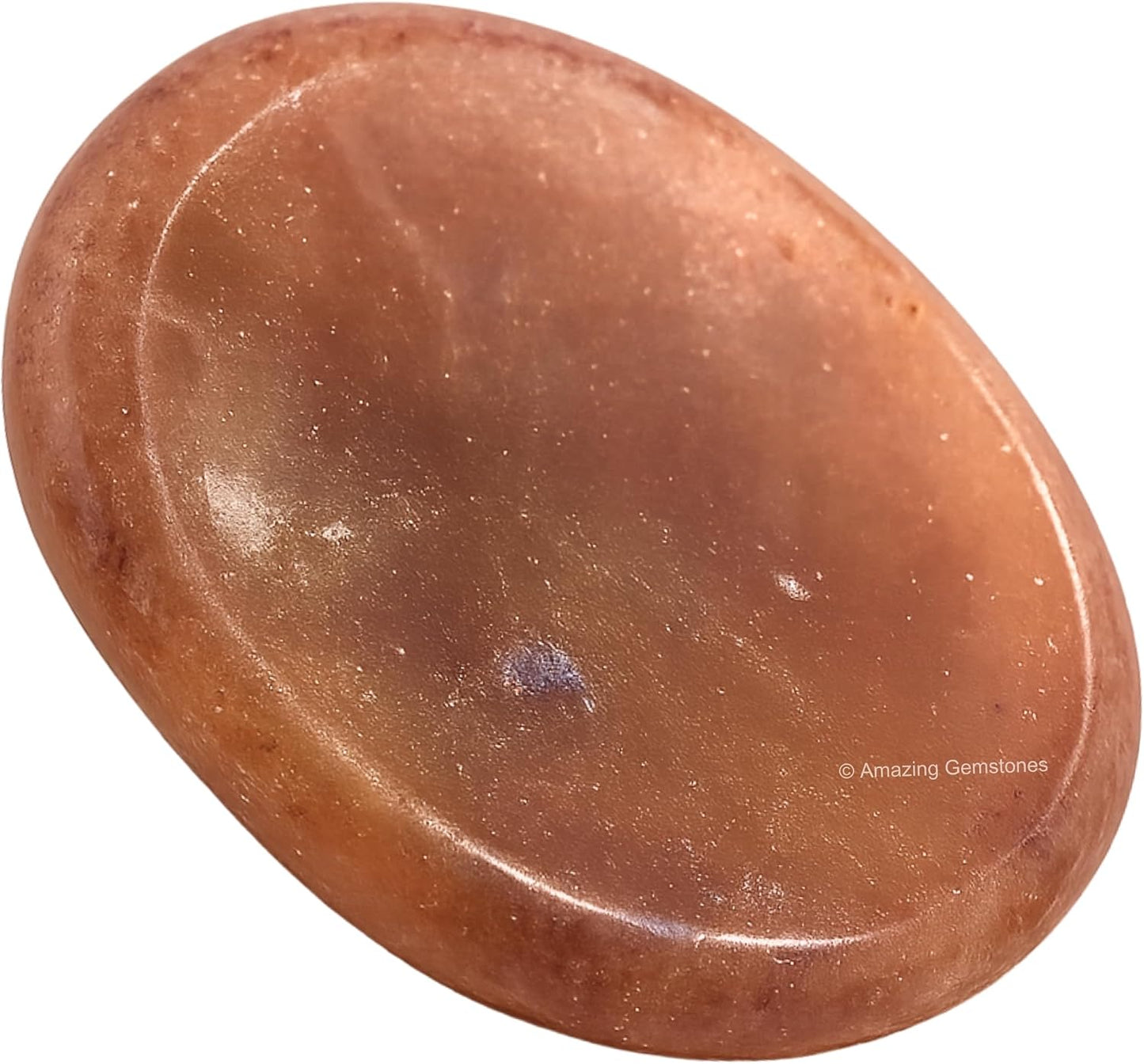 Amazing Gemstone Labradorite Thumb Worry Stone, Anxiety Stone, Healing Crystals - Piedra Crystal Fidget for Gift, Meditation, Calming, Relaxation, Stress Relief - Colors B