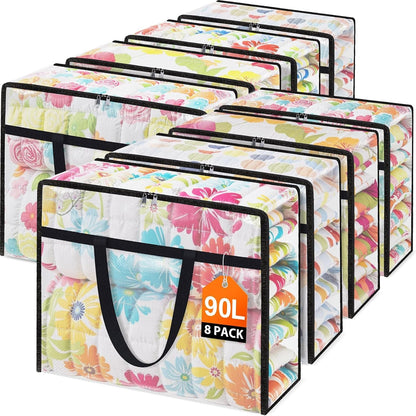 60L Clear Under Bed Storage Containers, Large Clothes Storage Bags