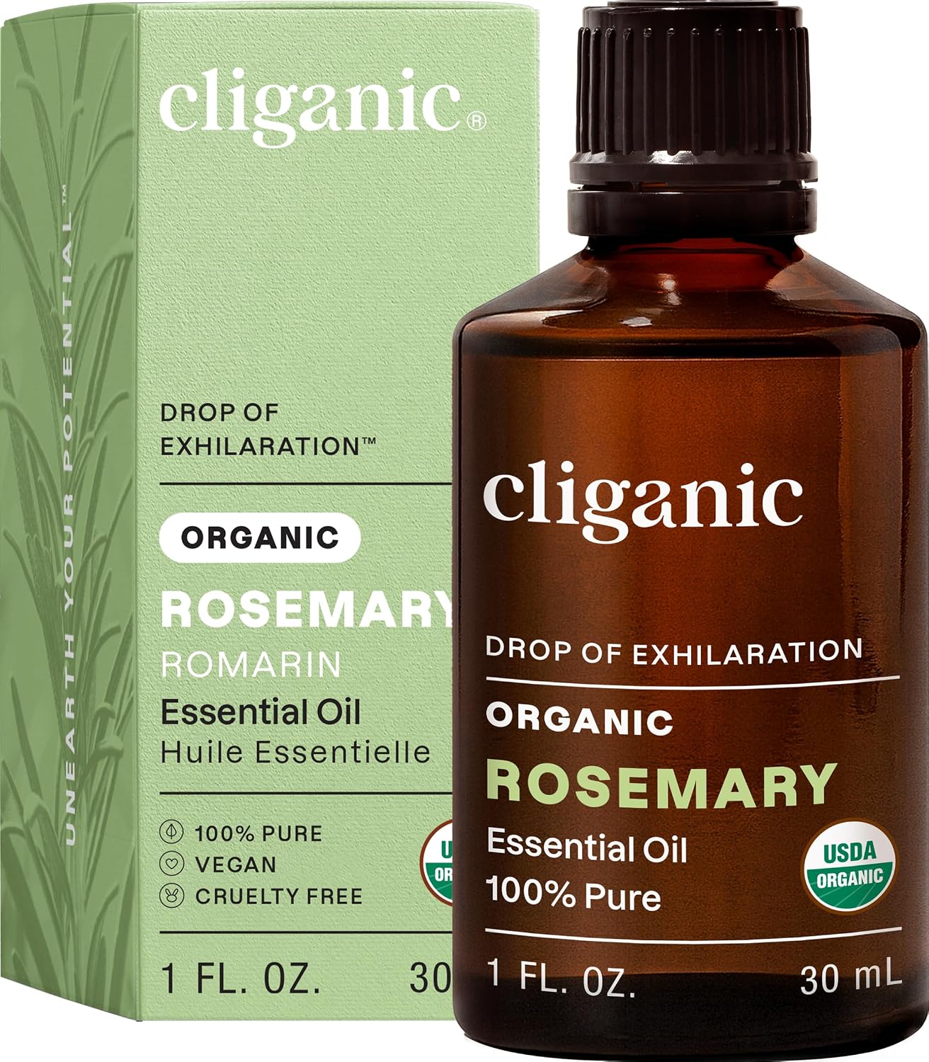 Cliganic Organic Lavender Essential Oil - 100% Pure Natural Undiluted, for Aromatherapy Diffuser | Non-GMO Verified - Colors A