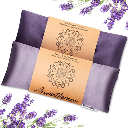 Hihealer Weighted Eye Mask for Sleeping, Lavender Eye Pillow for Spa Yoga