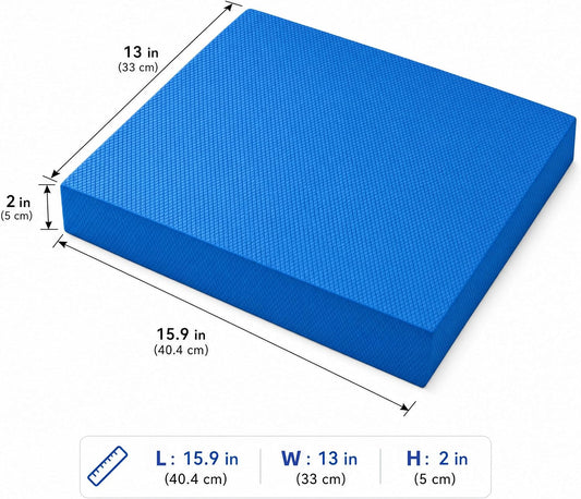 Stability Trainer Pad - Foam Balance Exercise Pad Cushion for Therapy, Yoga, Dancing Balance Training, Pilates,and Fitness