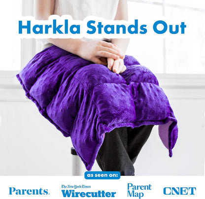 Harkla Weighted Lap Pad for Kids (Deep Blue)
