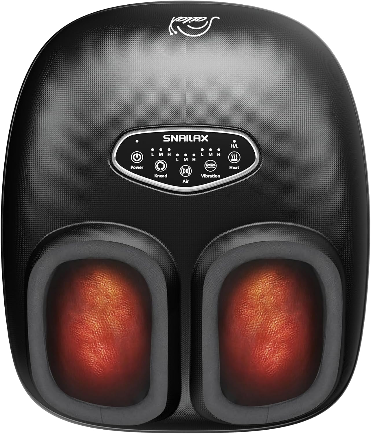 Snailax Shiatsu Foot Massager with Heat - Deep Kneading, Compression, Vibration, 2026 Feet Massager Machine for Plantar Fasciitis, Neuropathy, Foot Warmer, Size 13, Gifts Father Day for Dad, Men