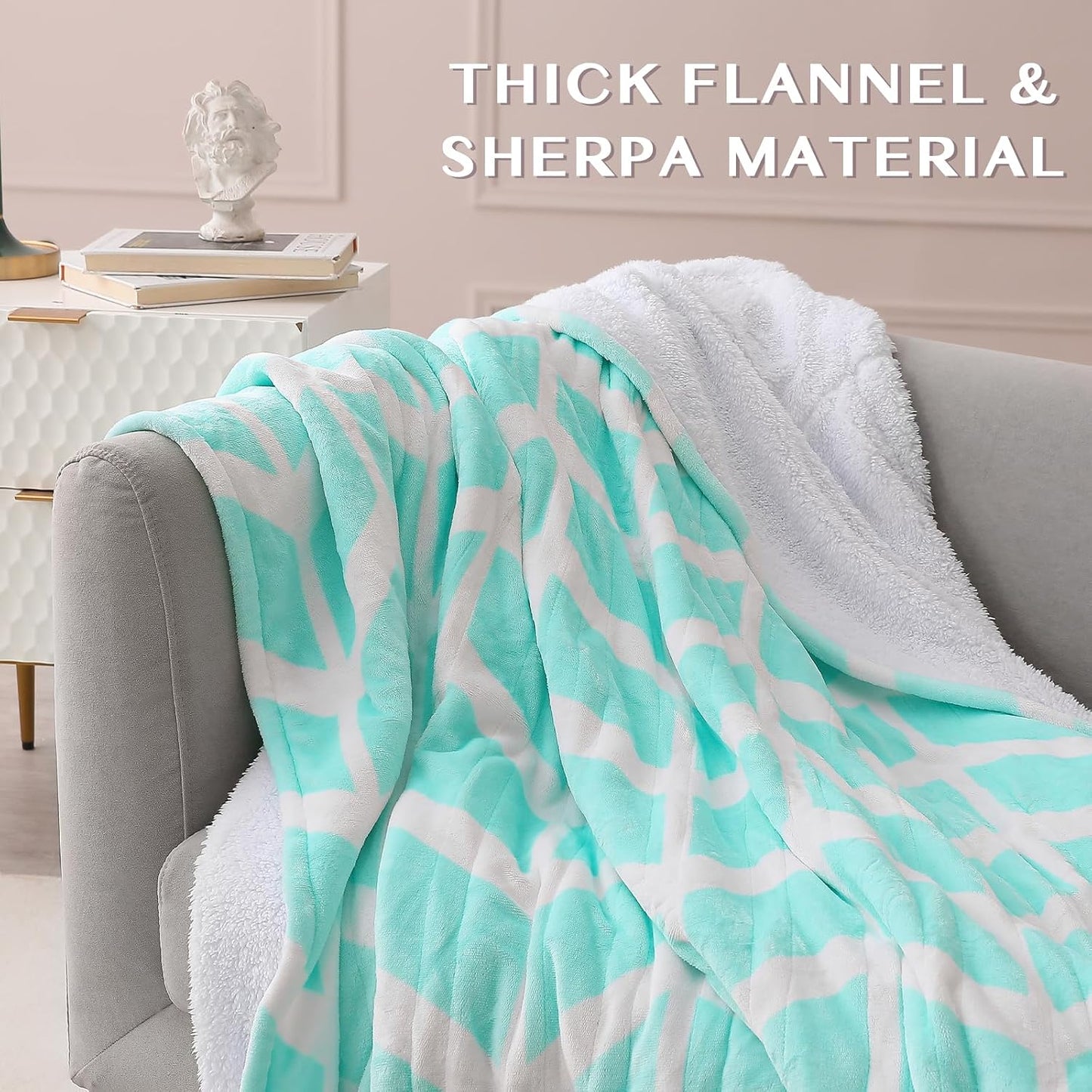 VENTIMI Electric Blanket Heated Throw, 50" x 60" Heated Blanket with 5 Heat Levels & 3 Hours Auto Off, Fast Heating Blankets with ETL & FCC Certification, Grey