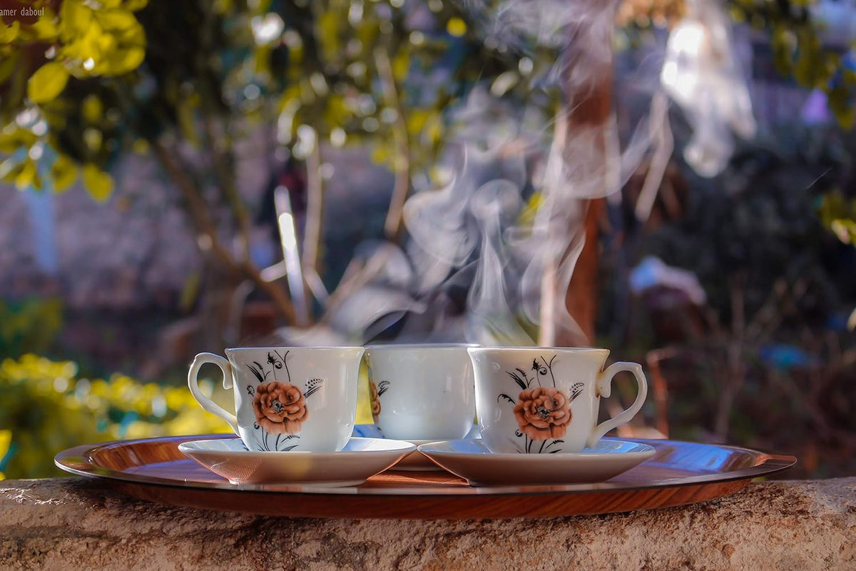 FIRE TEAS Detox & Glow TURMERIC GINGER Tea - Organic White Tea, Turmeric, Ginger, Cardamom, Cinnamon & Saffron