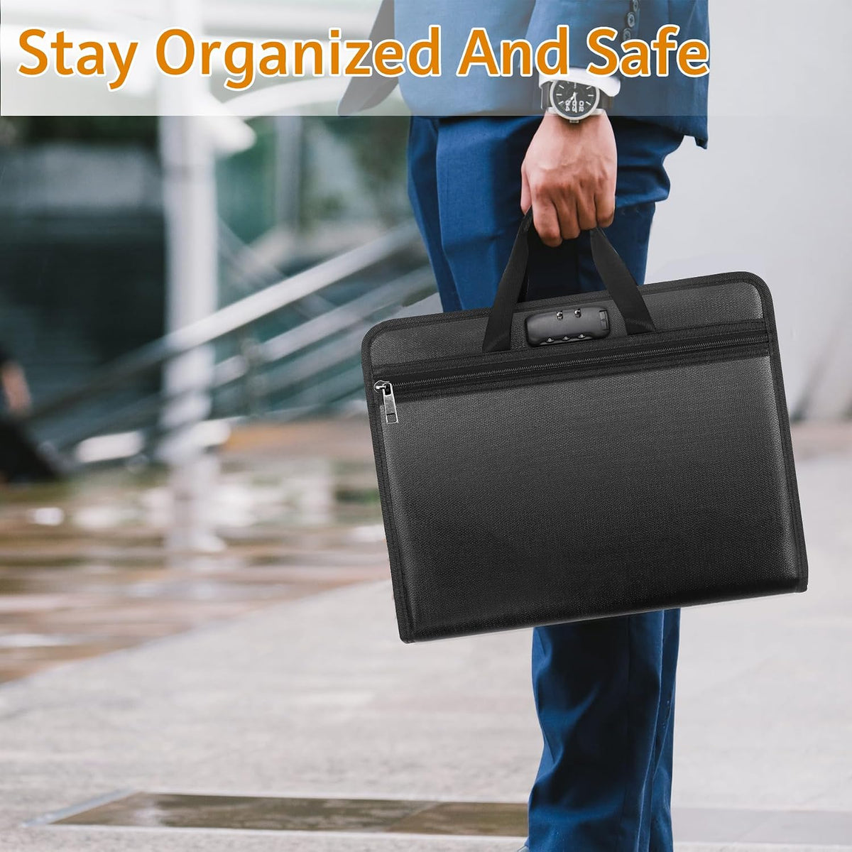 onvvippiv Important Document Organizer Folio Accordion File Organizer