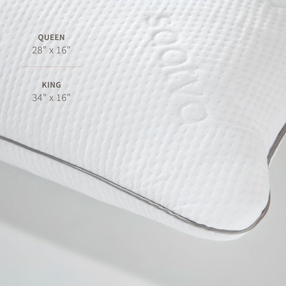 Saatva Cloud Memory Foam Pillow, Gel-Infused Shredded Memory Foam Fill