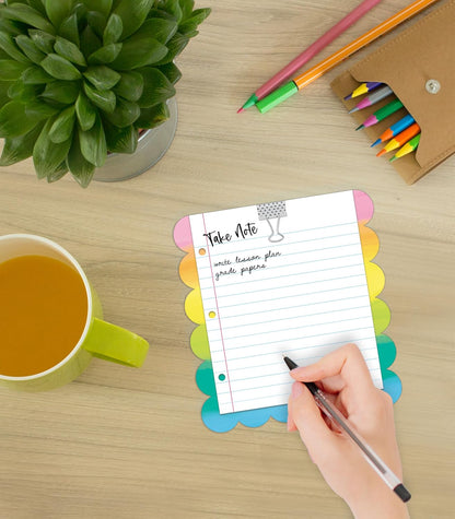 Carson Dellosa Aim High To Do List Notepad―5.75" x 6.25" Paper Stationery, Daily Checklist, Goals, Reminders, Notes, Motivational Organizer (50 sheets)