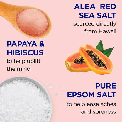 Dr Teal's Epsom Salt Magnesium Soak, Limited Edition Hawaiian Bliss, 3 lbs