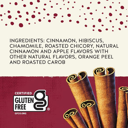 Celestial Seasonings Cinnamon Apple Spice Herbal Tea, Caffeine Free, 20 Tea Bags Box (Pack of 6)