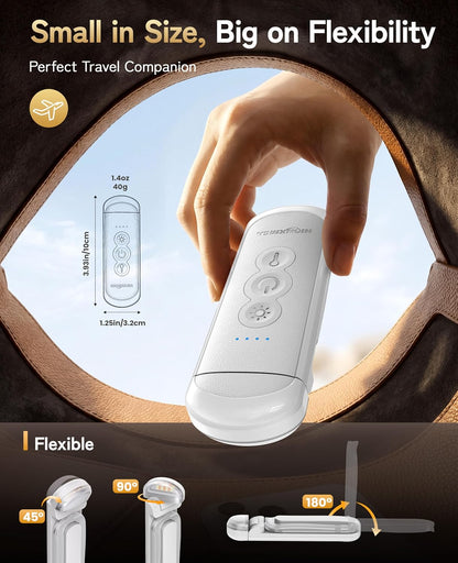 HIONXMGA Rechargeable Book Light,Clip-On Reading Light for Books in Bed