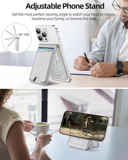 ExtreLife for Magsafe Wallet, Works with Apple Find My, 6 Cards Holder