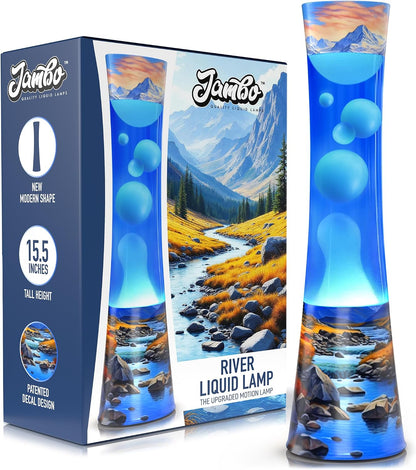 JAMBO 15.5" The Upgraded Motion Lamp, Sunset Decal Motion Light, Beautiful Home Decor, Living Room Bedroom Lamp, Relaxing Nightlight for Teens, Kids & Adults