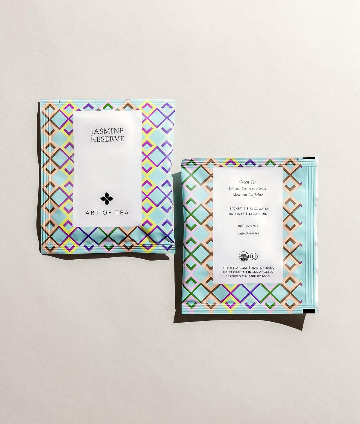 Art of Tea | Organic Jasmine Reserve (Jasmine Tea) | 50 Pyramid Tea Bag Sachets