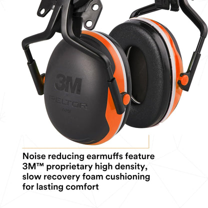 3M PELTOR Hearing Protection Earmuffs, X4 Series Noise Protection, Construction, Manufacturing, Assembly, Sanding