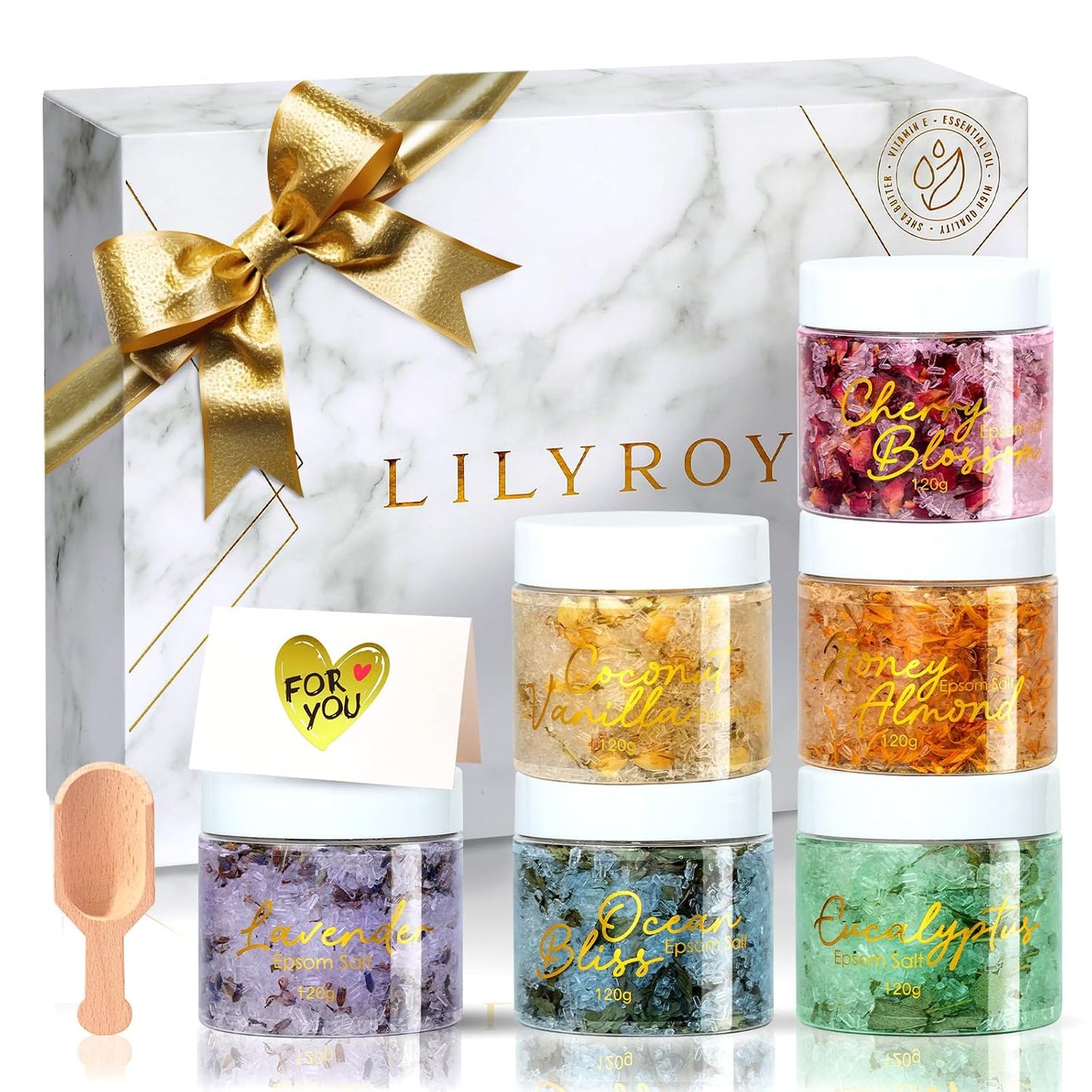 Gifts for Women & Men, Birthday Gifts - 15 Pcs Luxurious Spa Gift Set