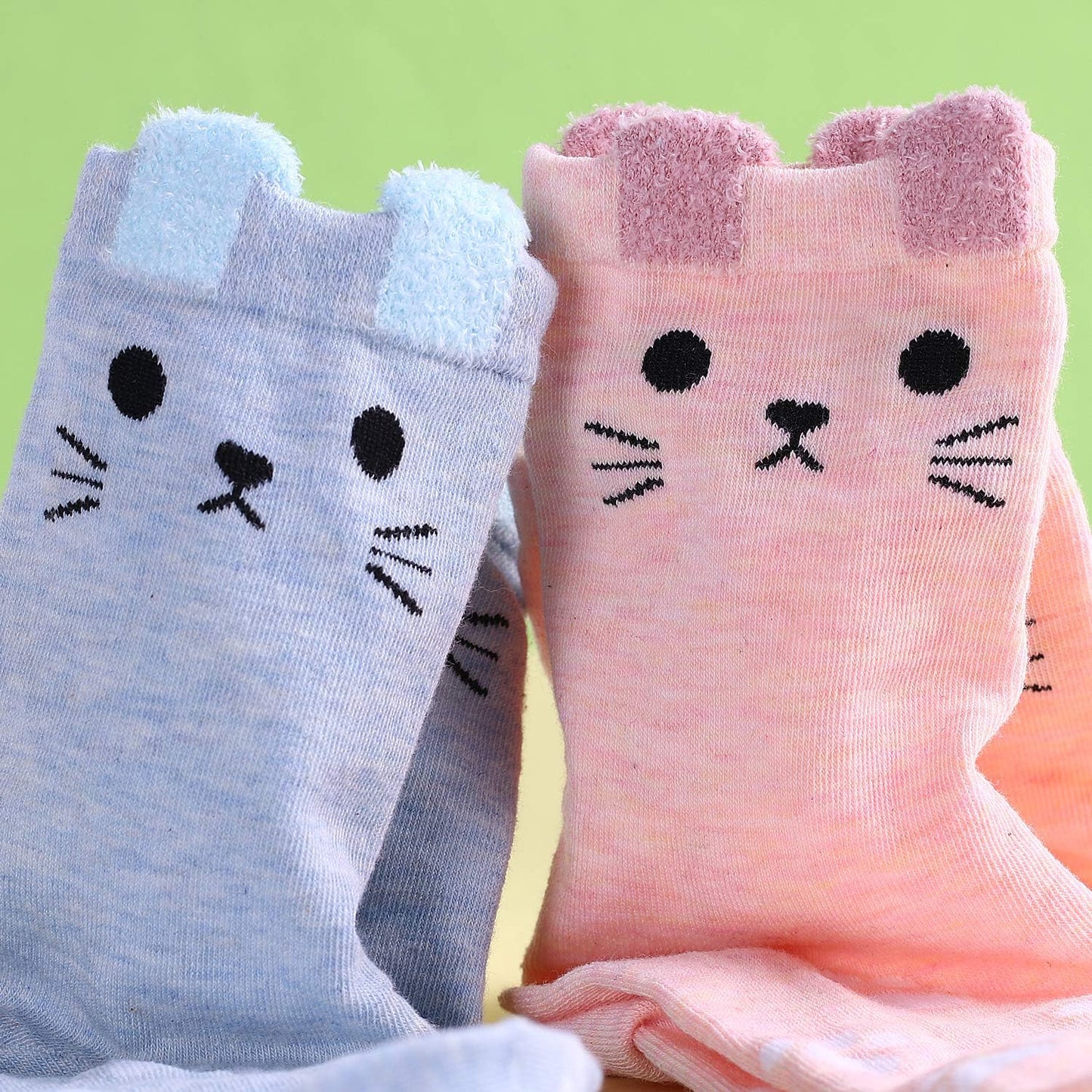 Jeasona Cute Cat Gifts for Women Animal Cat Socks Wife Mom Girlfriend Daughter