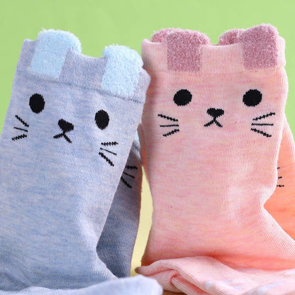 Jeasona Cute Cat Gifts for Women Animal Cat Socks Wife Mom Girlfriend Daughter