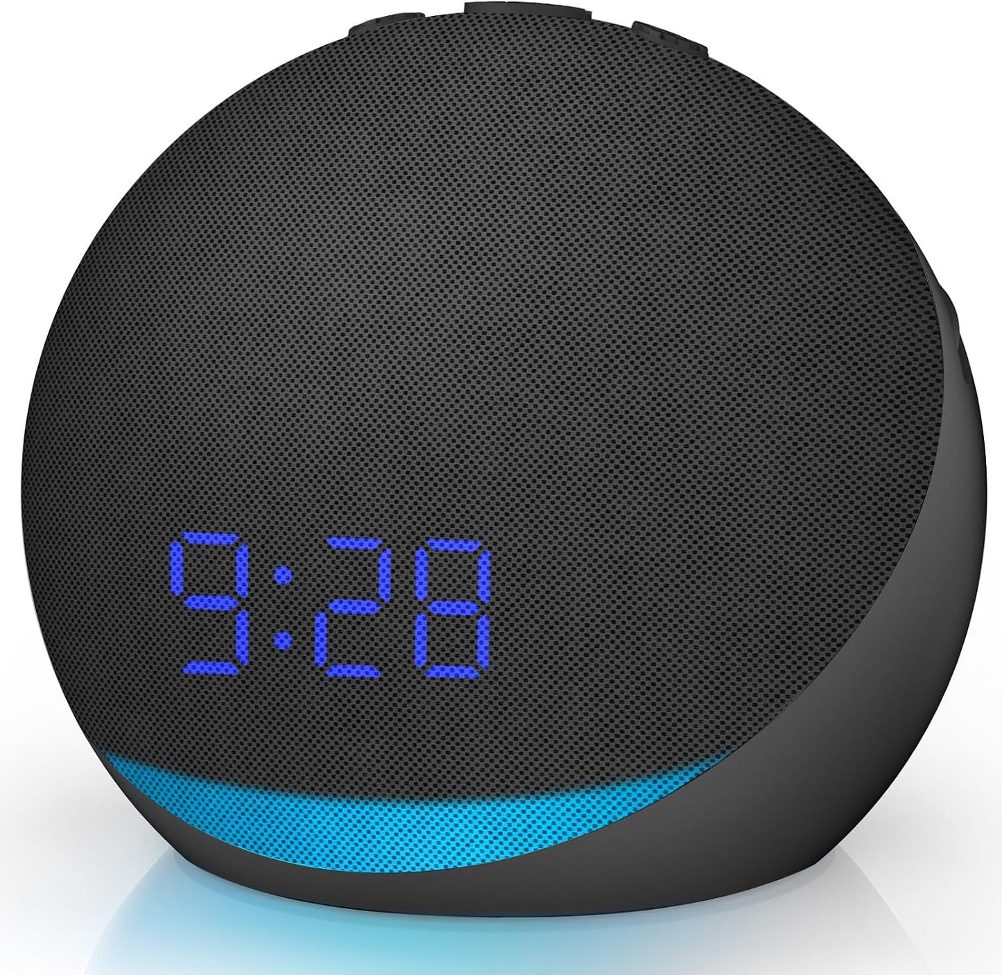 Sound Machine Alarm Clock for Bedroom: 25 Natural Sleep Sounds - White Noise Machine for Adults Kids Baby - Gentle Wake Up Alarm with Bluetooth Speaker - Putty