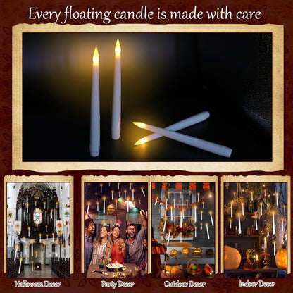 Waterproof Flameless Candles, 12 PC Battery Operated LED Pillar Candles with 2 Remote Controls & Timer, Flickering Indoor Outdoor Candles for Wedding, Patio, Easter, Bathroom, Home Decor, 4''5''6''
