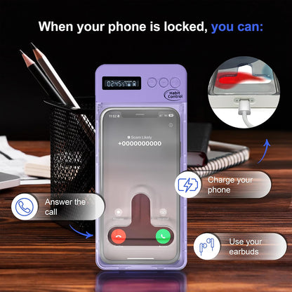 Phone Lock Box, Timed Lock Box Cell Phone Locker