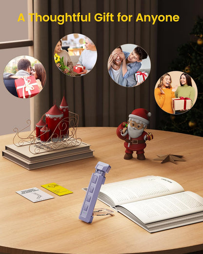 Glocusent Extendable Book Lights for Reading at Night, 5 Enhanced Brightness & 3 Colors with Sleep Aid & Timers, Clip on USB Rechargeable Reading Light for Books in Bed, Ideal Book Lovers Gifts