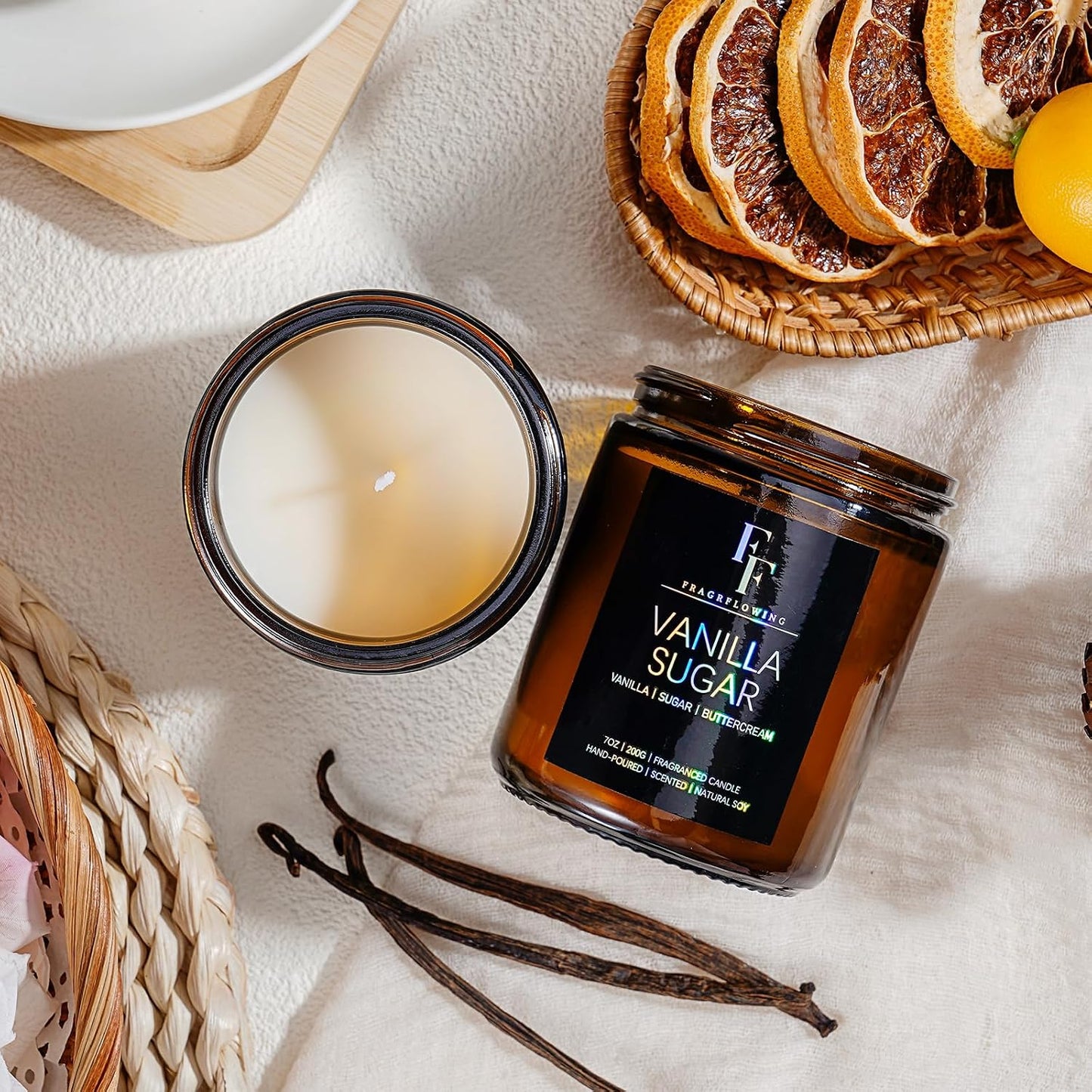 Scented Candles for Home Scented Aromatherapy Candles, 4 Pack 28 Oz Soy Wax Candle Gift Set Valentine's Day Gift for Women Men (Lavender/Vanilla//Sandalwood Rose/Moroccan Amber)