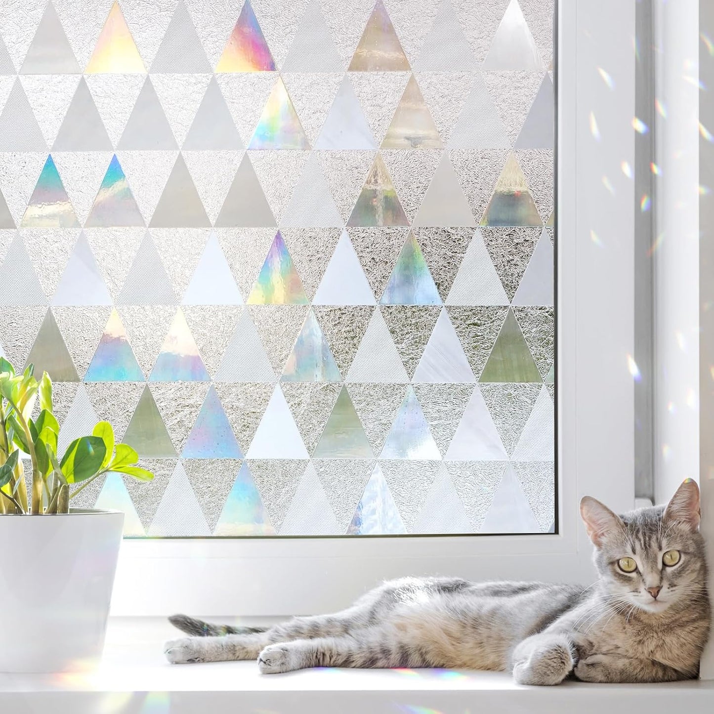 LUTE Blackout Window Film Removable Window Tint for Home Privacy Black 17.5" x 78.7", Static Cling for Inside Dark Sunlight Blockers Darkening Light Blocking for Bedroom Home Theater Garage