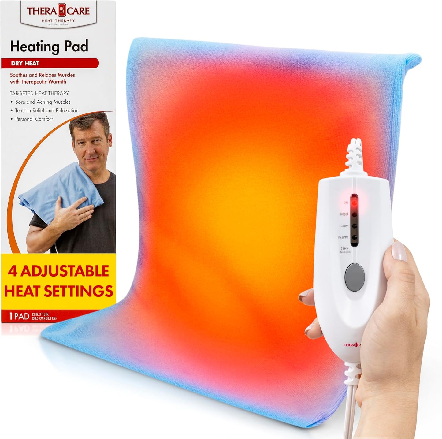 Deluxe Heating Pad Moist/Dry Heat Therapy