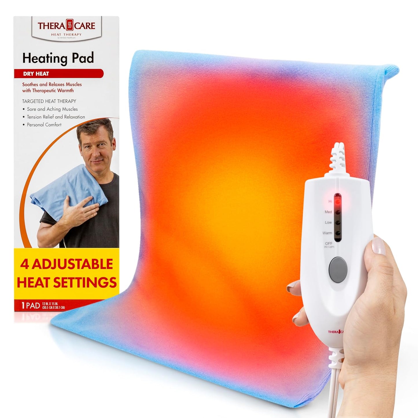 Deluxe Heating Pad Moist/Dry Heat Therapy