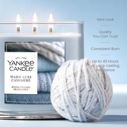 Yankee Candle Sage & Citrus, Scented Candle, 14.5oz 3-Wick Candle Jar with up to 40 Hours Burn Time, Giftable