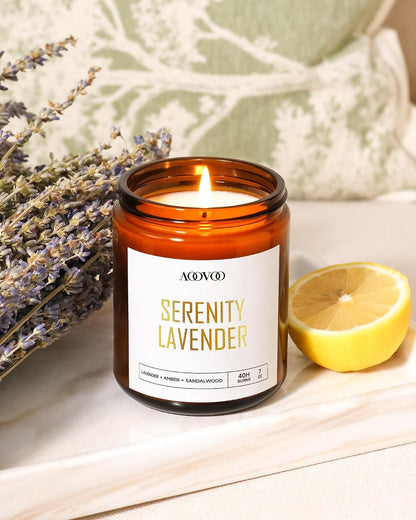 AOOVOO Scented Candles - 4PC Candle Set, 36 oz Soy Candles