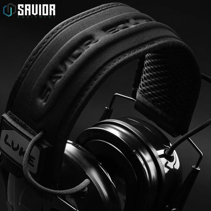 Savior Equipment Apollo Electronic Earmuffs For Shooting w/Gel Ear Pads, 24dB NRR, Noise Cancelling Ear Protection Headset