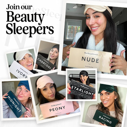 TheSleepGuard Pure Silk Sleep Mask [100% 6A Mulberry Silk, 22 Momme] Light Blocking Travel Essentials. Eye Masks for Sleeping. Black Oeko-Tex Blindfold. Eye Covers for Men & Women