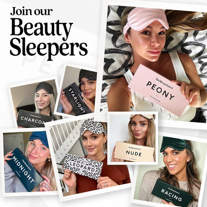 TheSleepGuard Pure Silk Sleep Mask [100% 6A Mulberry Silk, 22 Momme] Light Blocking Travel Essentials. Eye Masks for Sleeping. Black Oeko-Tex Blindfold. Eye Covers for Men & Women
