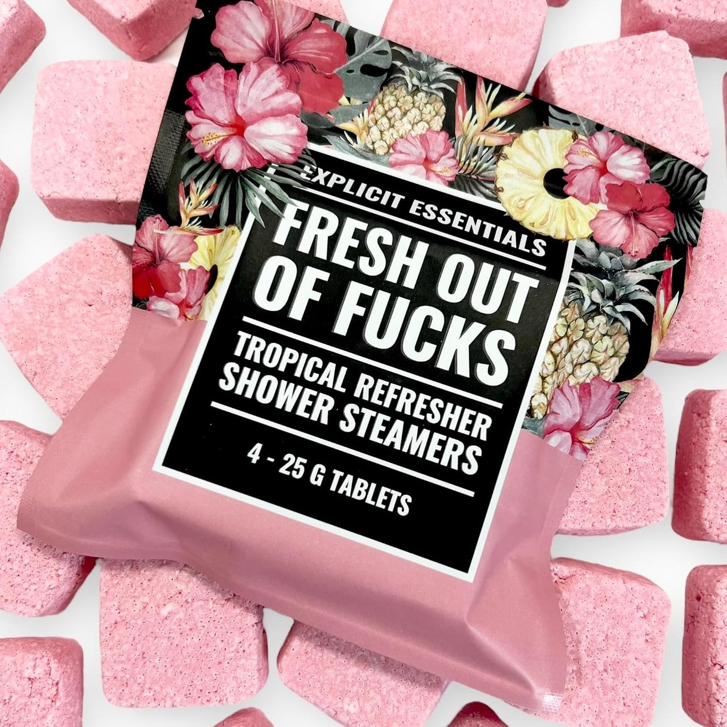 Explicit Essentials B Relax Shower Steamers | Lavender Mint Aromatherapy Shower Steamers for Relaxation & Stress Relief | Spa Shower Gift for Self-Care, Birthdays & Holidays