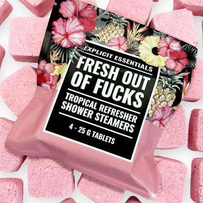 Explicit Essentials B Relax Shower Steamers | Lavender Mint Aromatherapy Shower Steamers for Relaxation & Stress Relief | Spa Shower Gift for Self-Care, Birthdays & Holidays