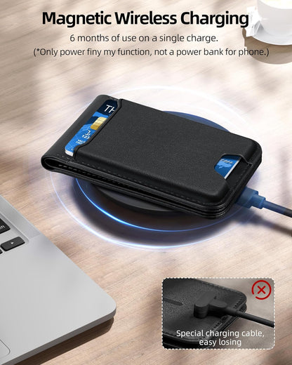 ExtreLife for Magsafe Wallet, Works with Apple Find My, 6 Cards Holder