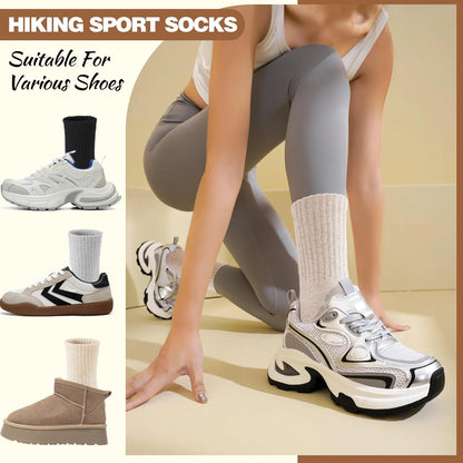 EBMORE Merino Wool Socks for Women Hiking Thermal Warm Winter Thick Boot Cozy Crew Comfy Work Socks for Ladies 5 Pairs
