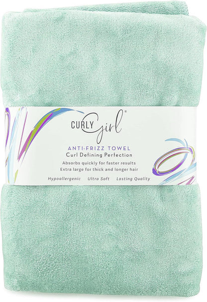 Curly Girl Towel for Women with Curls, Anti-Frizz, Absorbent, Fast Drying, Curly Hair, Microfiber Hair Drying Towel for Curls