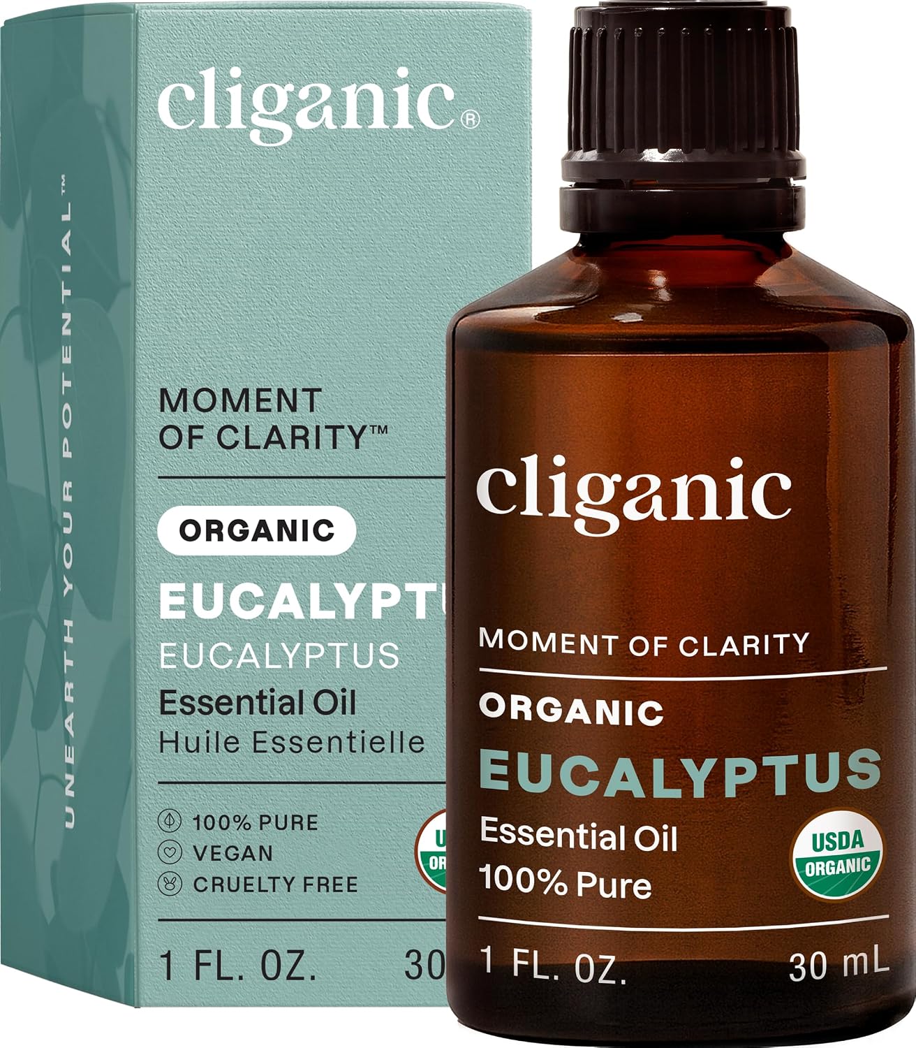 Cliganic Organic Lavender Essential Oil - 100% Pure Natural Undiluted, for Aromatherapy Diffuser | Non-GMO Verified - Colors B