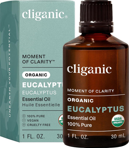 Cliganic Organic Lavender Essential Oil - 100% Pure Natural Undiluted, for Aromatherapy Diffuser | Non-GMO Verified - Colors B
